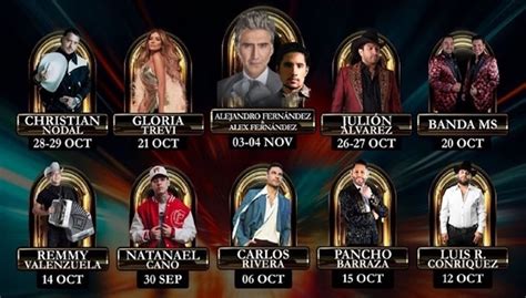 Fiestas de Octubre 2023: cartelera oficial de artistas del Palenque