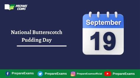 National Butterscotch Pudding Day 2023 – History, Dates - PrepareExams