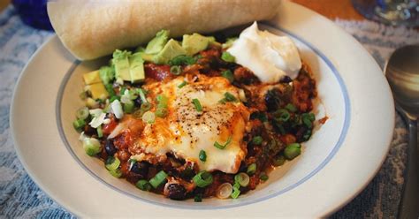 Huevos Rancheros with Chorizo - Forever Young Goods and Eats