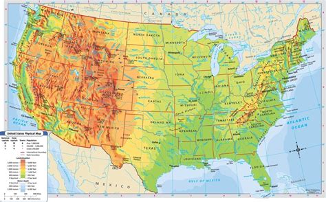 Topographic Map Of The United States | Map Of the United States