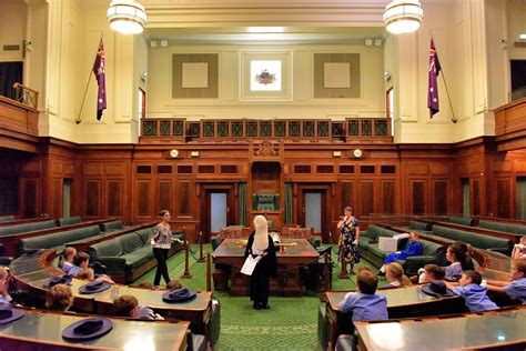 House of Representatives Chamber at Old Parliament House in Canberra ...