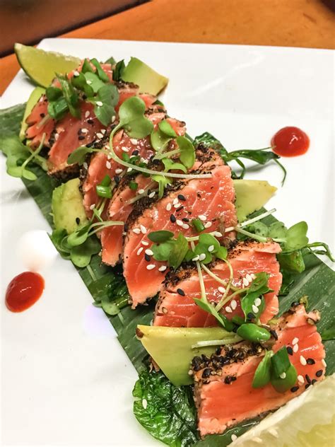 Pepper-Crusted Wild Alaska Salmon Tataki – Recipes for Club + Resort Chef