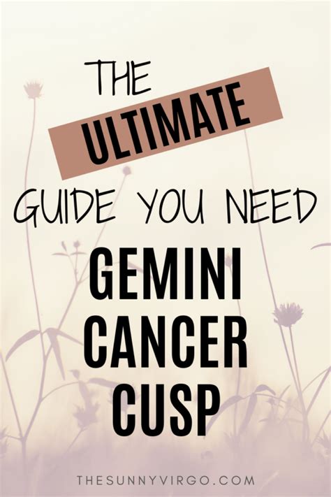 Gemini-Cancer Cusp: Dates, Traits & How to Live Being One