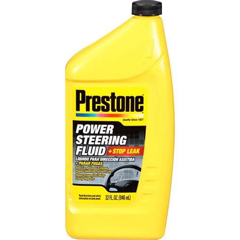 Prestone 32 oz. Power Steering Fluid with Stop Leak-AS263Y - The Home Depot