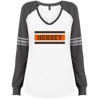 John Hersey High School Women's Game Long Sleeve V-Neck Tee ...