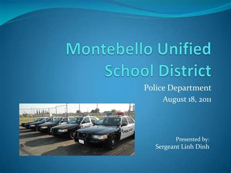 PPT - Montebello Unified School District PowerPoint Presentation, free ...