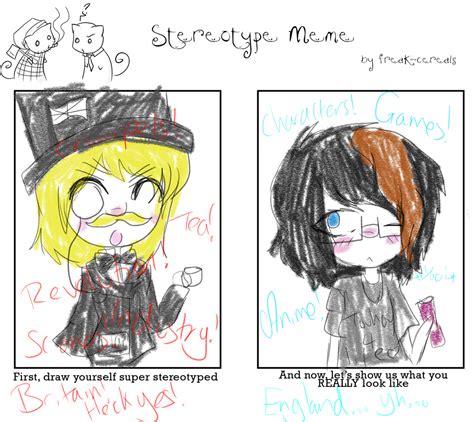 -Stereotype meme- by TheMonochromeOne on DeviantArt