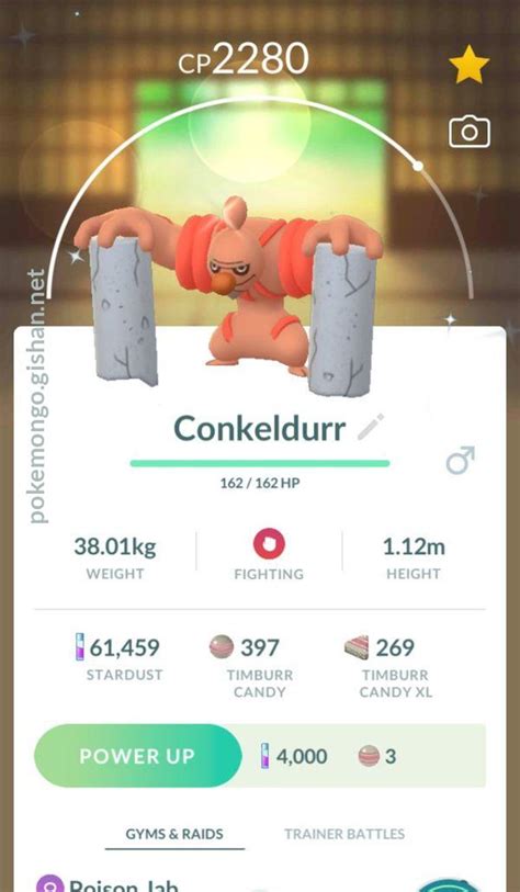 Conkeldurr - Pokemon Go