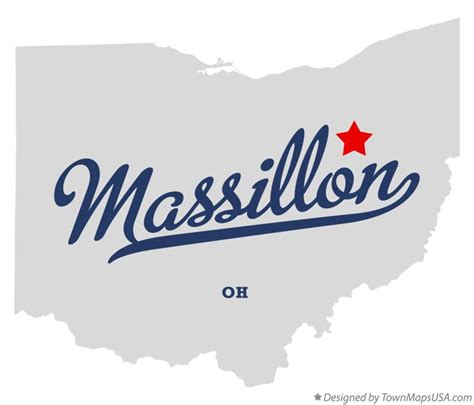 Map of Massillon, OH, Ohio