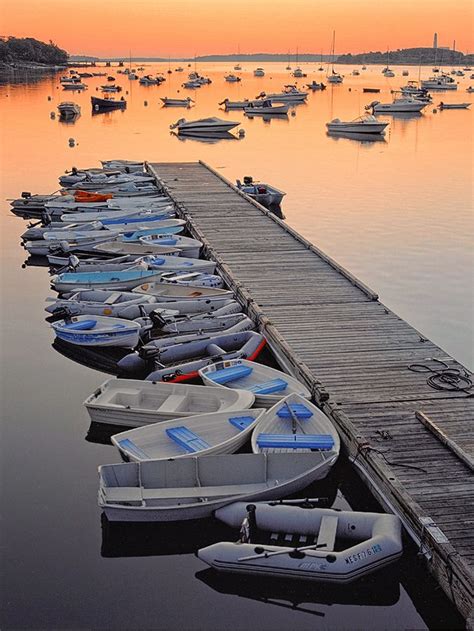 Моркой рассвет Marina at Sunrise by Alan Borror #travel #outdoor | Boat ...