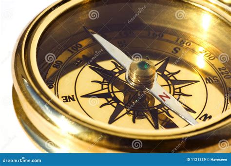 Gold Compass On Map Of Africa Royalty-Free Stock Photography ...