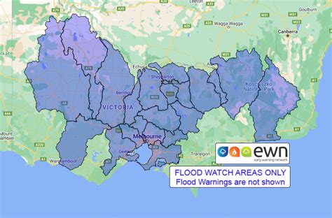 VIC Flood Watch: Northern and Parts of Southern Victoria - ewn.com.au Alert