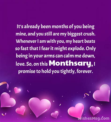 100+ Happy Monthsary Messages For Boyfriend - WishesMsg