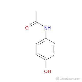 Acetaminophen Structure - C8H9NO2 - Over 100 million chemical compounds ...