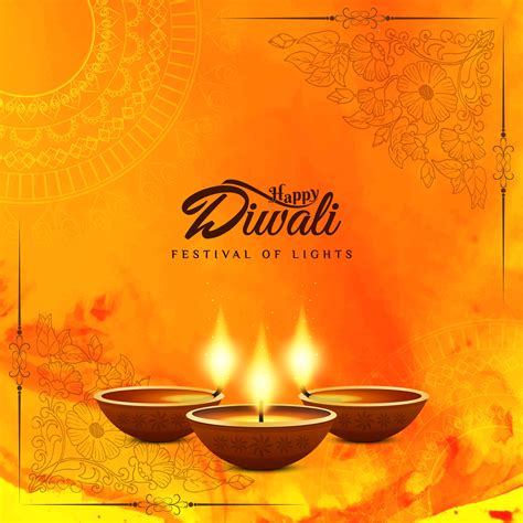 Abstract Happy Diwali watercolor background 254544 Vector Art at Vecteezy