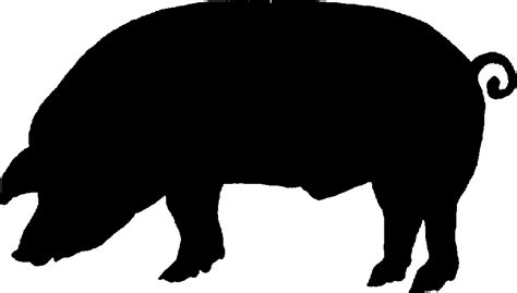 Show Pig Silhouette - ClipArt Best