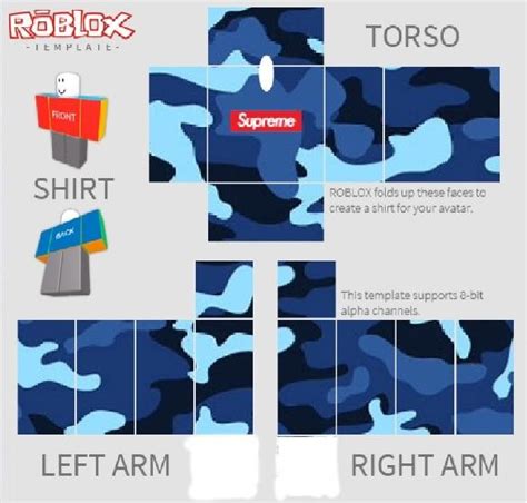 Supreme Roblox Shirt Template