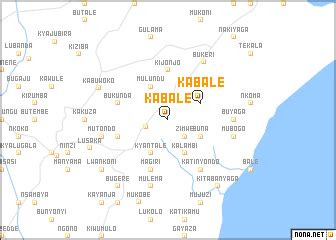 Kabale (Uganda) map - nona.net