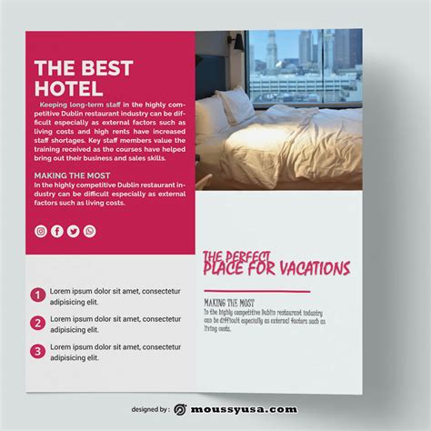 3+ Hotel Brochure template ideas | Mous Syusa