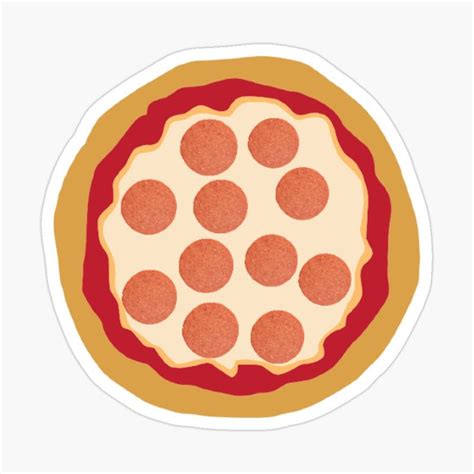 pizza Sticker by zarapatel in 2021 | Stickers, Vinyl sticker, Pizza