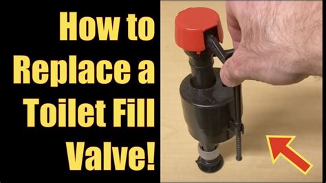 How to Replace a Toilet Fill Valve | DIY - YouTube