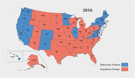 US Election of 2016 Map - GIS Geography