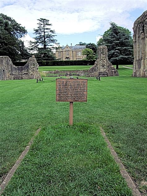 "King Arthur's Tomb", Glastonbury Abbey - Somerset. | Flickr