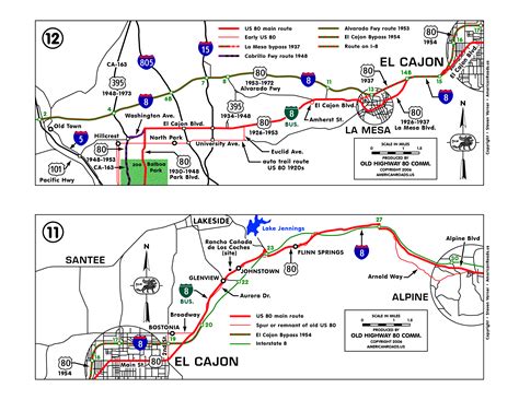 U.S. Highway 80 in California at AmericanRoads.us