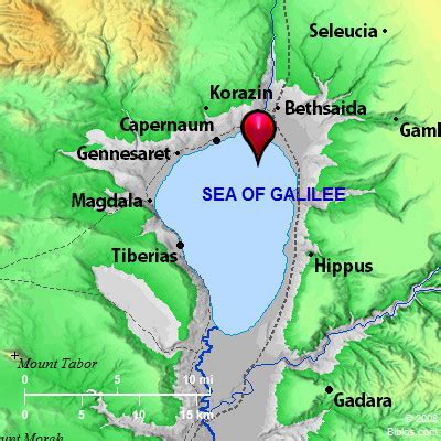 Bible Map: Sea of Galilee