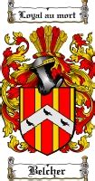 Belcher Family Crest Belcher Coat of Arms - Tradebit