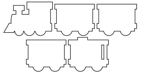 train outline printable - Google Search | ETEP | Pinterest | Shape ...