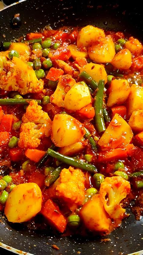 Mixed Vegetable Masala - Healthier Steps