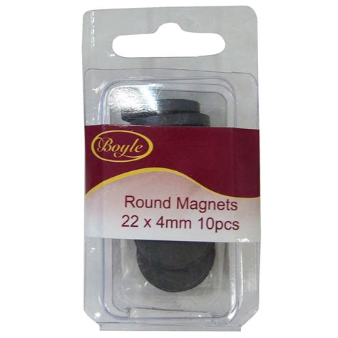 Boyle 22 x 4mm Round Craft Magnets - 10 Pack | Bunnings Warehouse