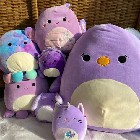 Purple Squishmallows Instagram: @thesquishmochi | Throw pillows ...