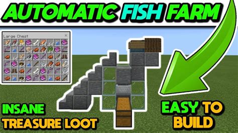 SIMPLE Automatic AFK Fish Farm Tutorial - Minecraft 1.16 Bedrock # ...