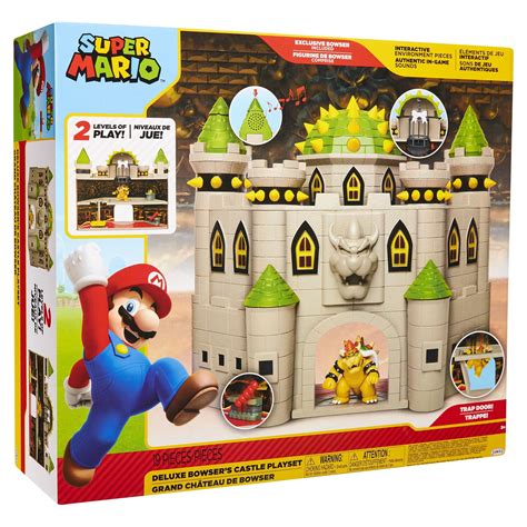 Nintendo 2.5" Bowser Castle Playset - Walmart.com