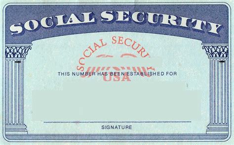 Blank Social Security Card Template Download – Douglasbaseball.com