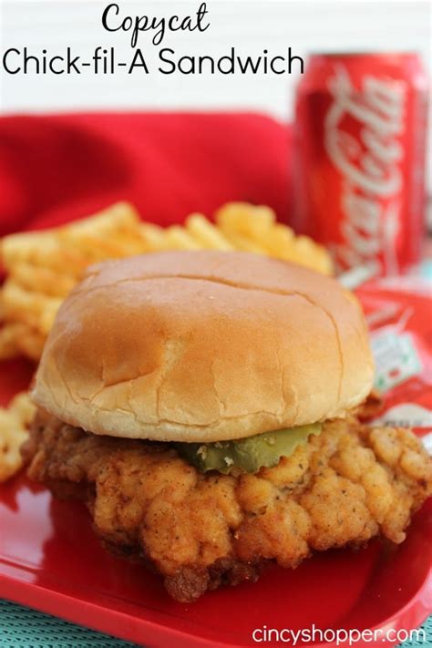 CopyCat Chick-fil-A Sandwich - CincyShopper