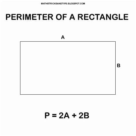 Perimeter of a Rectangle ~ Maths Tricks and Tips