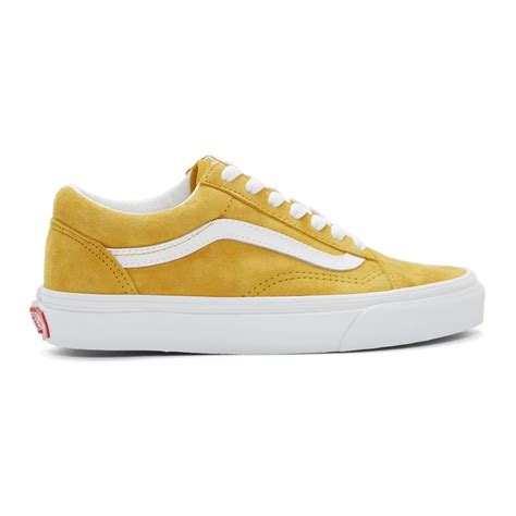 Vans Unisex Old Skool Suede Sneakers, Mango Mojito Yellow | Lyst