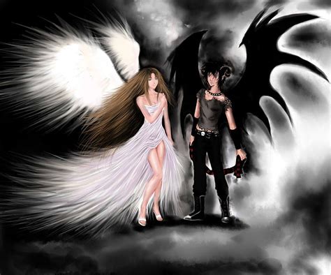 Top more than 81 forbidden love angel and demon wallpaper latest - in ...