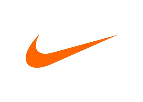 Nike Logo in Orange