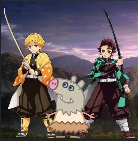 Tanjiro,Zenitsu and InOsUkE : r/KimetsuNoYaibaMemes