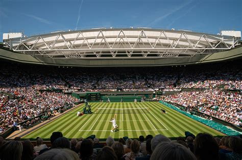 Day 1 action from Centre Court - The Championships, Wimbledon ...