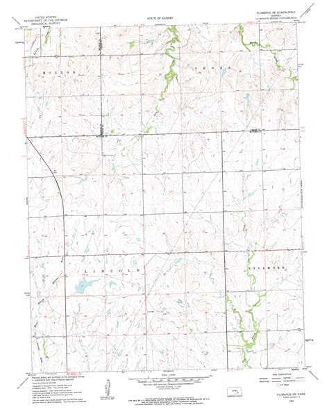 Florence SE, KS Topographic Map - TopoQuest