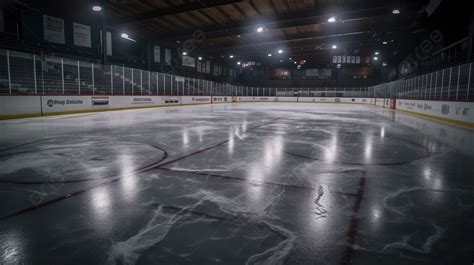 Hockey Rink With Ice On It Background, Hockey Rink Picture, Hockey, Ice ...