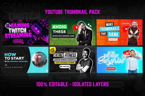 Free Youtube Thumbnail Template