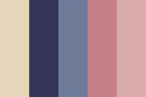 Rose and Navy Color Palette