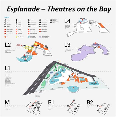 Esplanade Map | Singapore | Esplanade – Theatres on the Bay Map ...