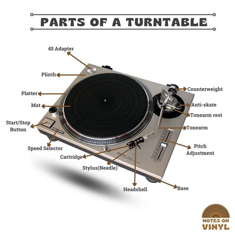 Parts of a Turntable: The 5 Elements You Must Know